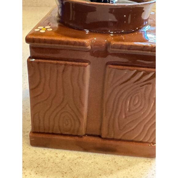 Instant Coffee Canister Looks like Coffee Grinder Ceramic - Picture 9 of 10